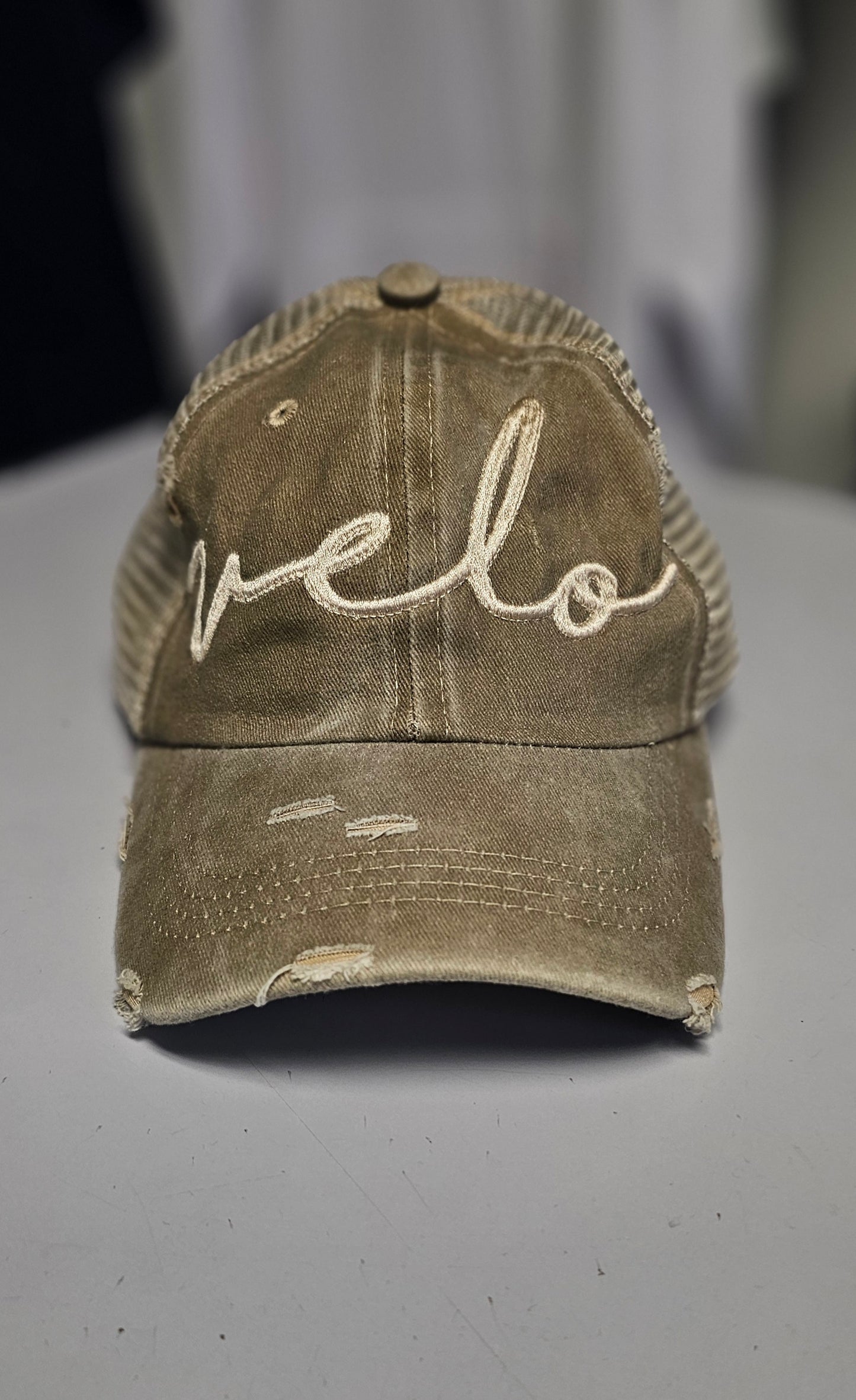 Velo mesh baseball hat