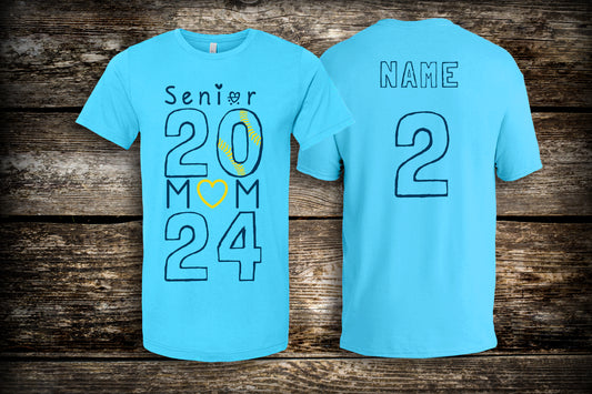 Senior Mom Heart 2024